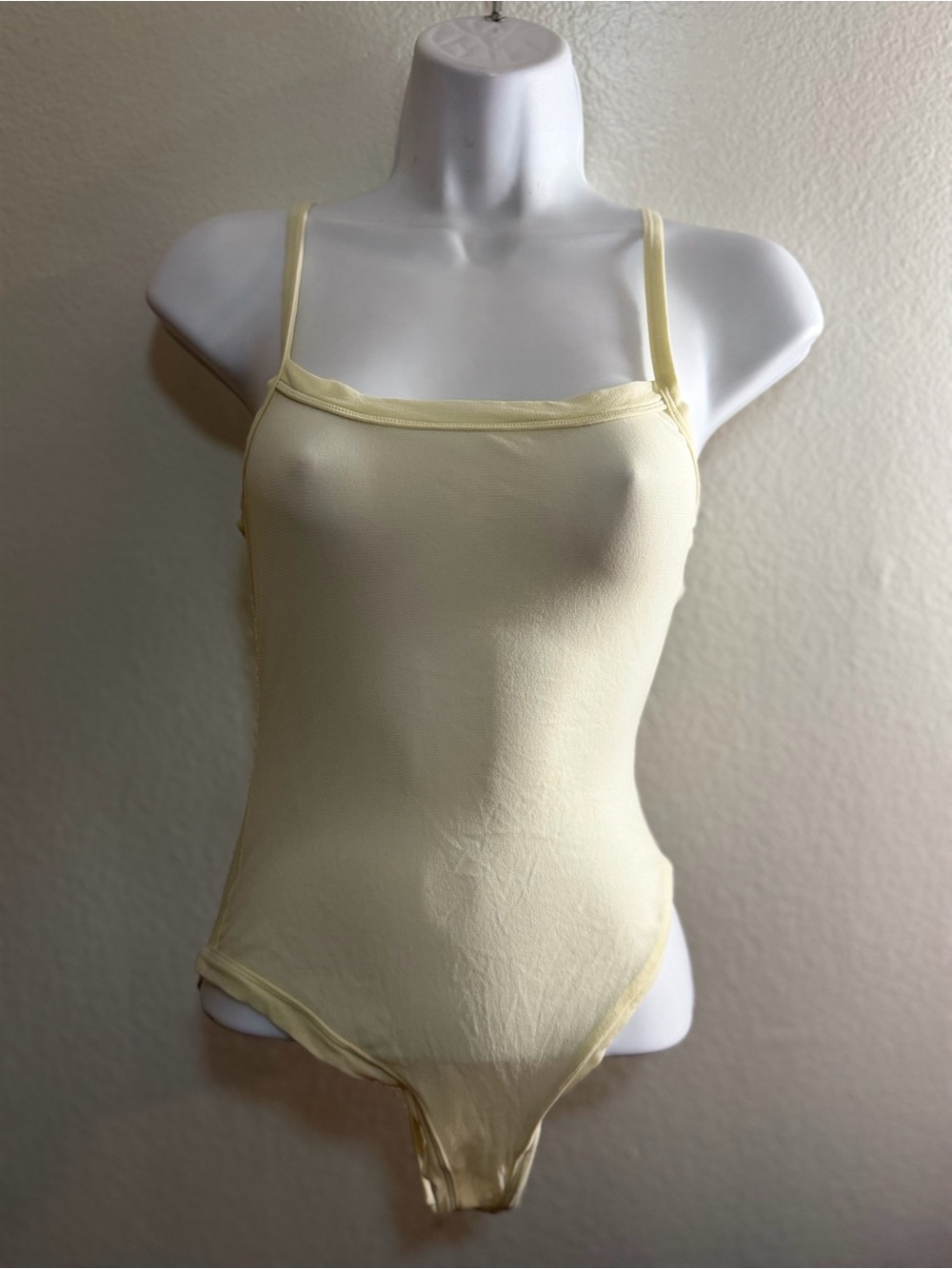 SKIMS Bone Mesh  Cami  Scoop Neck Bodysuit